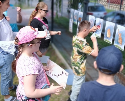 Dnes na zahradě školy proběhl Den zvířat