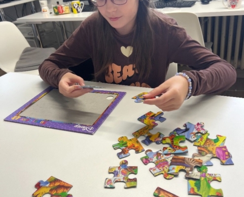 Školní kolo puzzliády probíhalo celé pondělní dopoledne