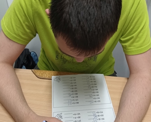 Týden třídy A se SFUMATO čtením, psaním a taky matematika