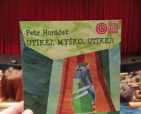 inscenace Utíkej, myško, utíkej v Divadle loutek